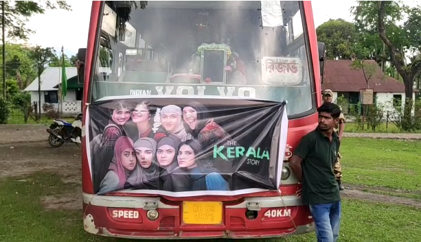 ‘The Kerala Story’ film banned in State, BJP Leader takes girls from tea garden area to watch in Assam