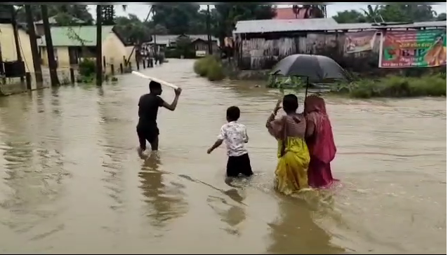 Several areas of Kalchini waterlogged due to poor drainage system