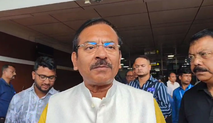 Minister Arup Biswas arrived at Kalimpong to visit areas affected by flash flood