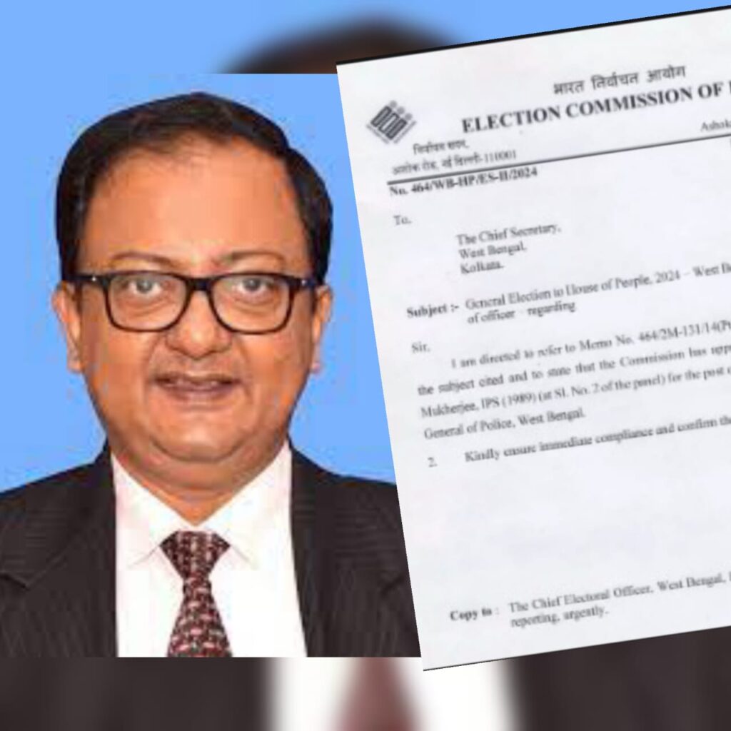 EC appoints Sanjay Mukherjee as the new DG of West Bengal