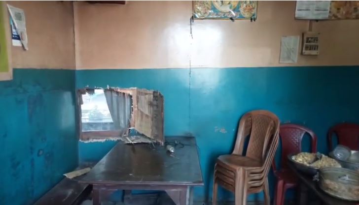 Thieves feast before stealing from a hotel in Siliguri
