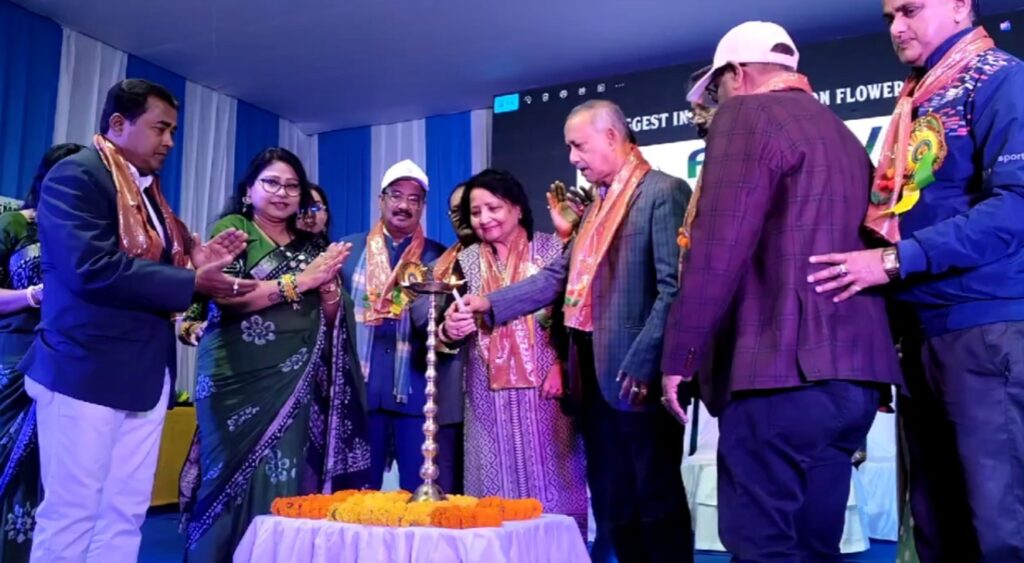 41st Flower Exhibition begins at Kanchenjunga Stadium in Siliguri
