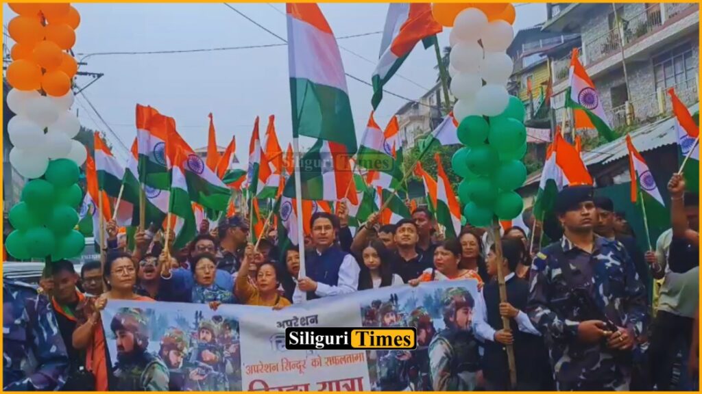 BJP hosts Tiranga Yatra in Kurseong celebrating success of ‘Operation Sindoor’