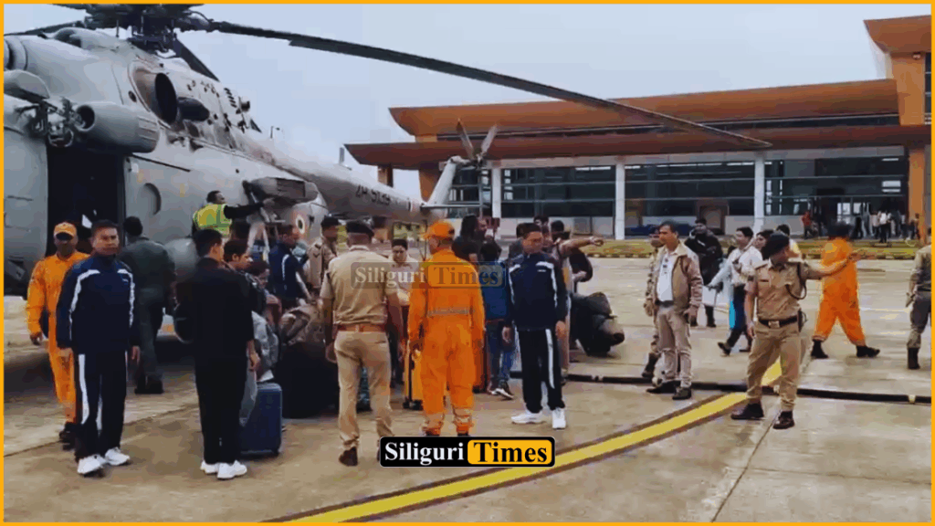 Landslides devastate North Sikkim; 34 stranded people airlifted to safety