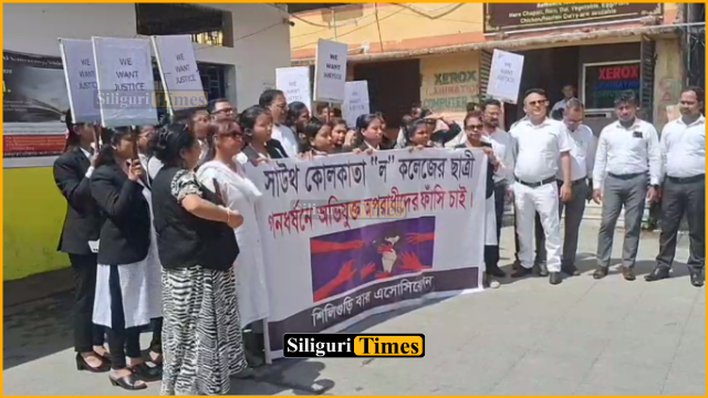 Siliguri Bar Association holds protest over Kasba gangrape case
