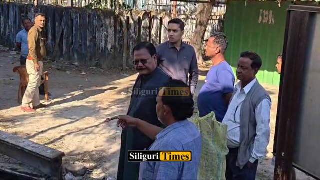 New market complex and beautification plan for Gajoldoba Bazaar, MLA Khageswar Roy inspects site