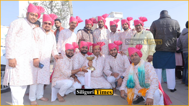 Devotees from Oodlabari reach Khatu Dham; begin return journey with Akhand Jyot of Baba Shyam