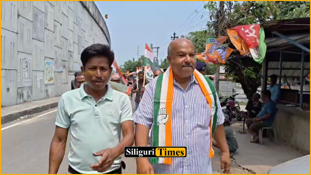 Congress candidate Amitava Sarkar intensifies campaign in Naxalbari ahead of polls