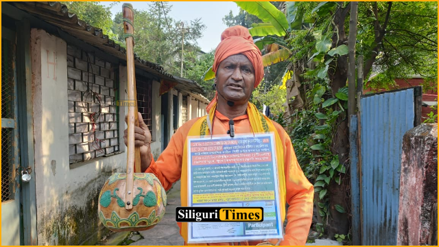 Baul artist launches awareness drive for peaceful voting in Siliguri