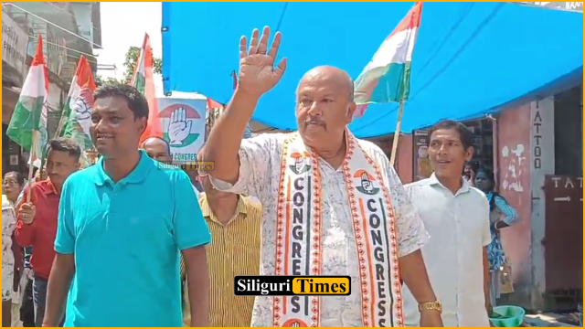 Congress candidate Amitava Sarkar intensifies poll campaign in Naxalbari