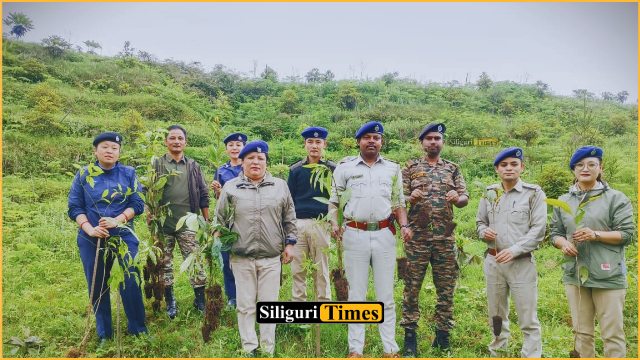 Tree plantation and awareness programme organised near Tiger Hill, Darjeeling on World Environment Day