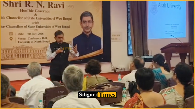 Governor R.N. Ravi holds meeting with Vice-Chancellors of 20 universities of the state at NBU