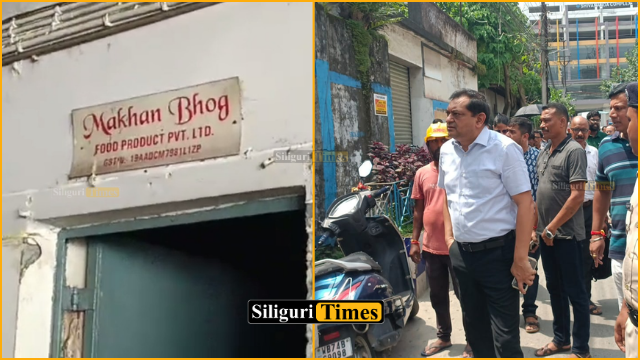 SMC conducts drive against health and construction violations in Siliguri; Makhan Bhog manufacturing unit sealed