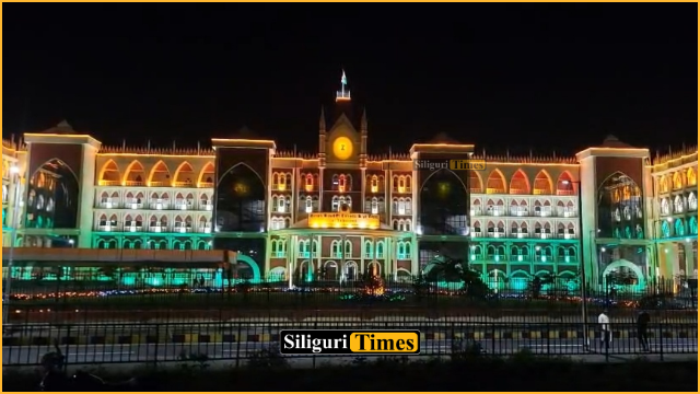 Jalpaiguri Circuit Bench illuminated in Tricolour ahead of Independence Day