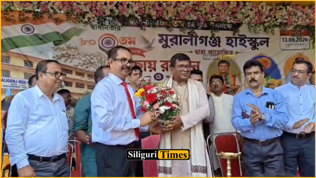 West Bengal Assembly Speaker Rathindra Bose attends blood donation and free health camp at Muraliganj High School in Phansidewa