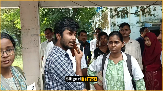 Tension at North Bengal Medical College and Hospital during first-year admissions process