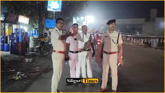 Newly opened ROB section near Darjeeling More in Siliguri inspected by senior traffic police officials