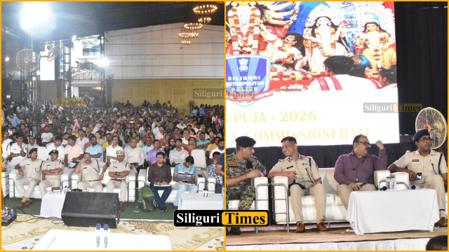 Siliguri Metropolitan Police hold meeting with Puja committees, issue guidelines ahead of Durga Puja