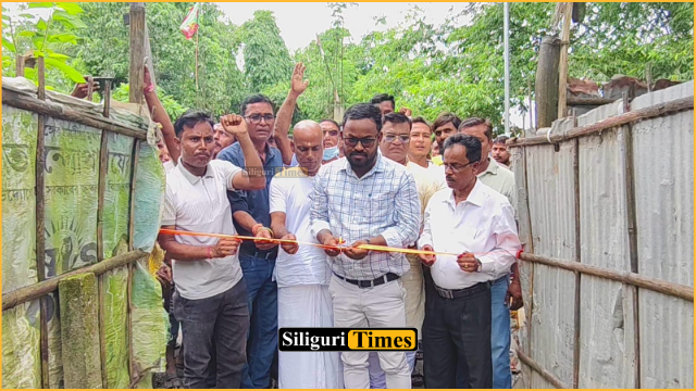 Three CC roads under construction in Fulbari’s Putimari; residents welcome development work