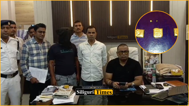Gold worth around Rs 35 lakh seized at Tenzing Norgay Bus Stand in Siliguri, one arrested