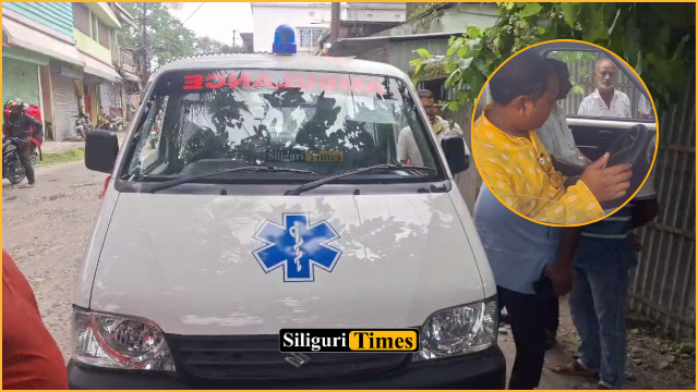 MLA Durga Murmu inaugurates ambulance service at Batasi Health Centre in Kharibari