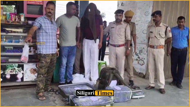 Cannabis smuggling attempt foiled, one arrested with 38 kg of cannabis at NJP Railway Station
