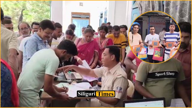 Siliguri traffic police accelerate e-rickshaw route mapping, QR codes and stickers issued to Route 2 vehicles