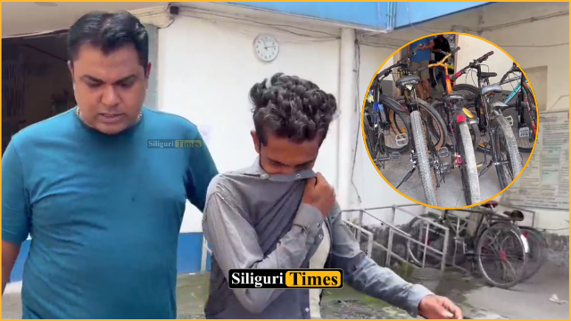 Youth arrested in connection with bicycle theft cases in Siliguri; 12 recovered