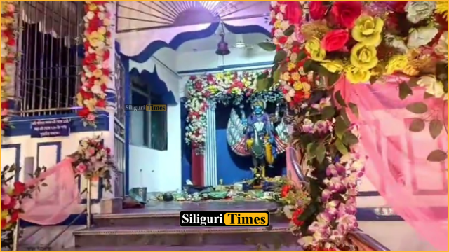 Shani Puja draws large crowd of devotees at temple in Ambika Nagar, Siliguri