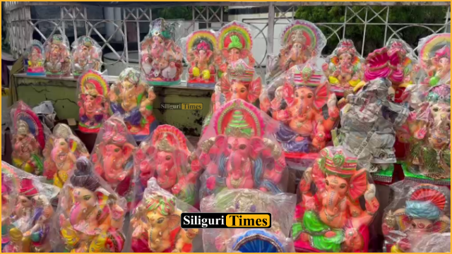 Siliguri markets witness festive rush ahead of Ganesh Puja