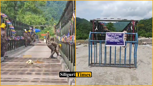 Dudhia Bailey Bridge closed for maintenance, Siliguri-Mirik connectivity affected
