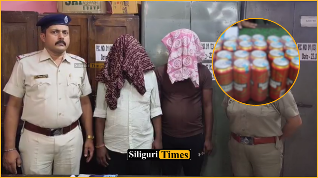 Siliguri Junction GRP foils liquor smuggling attempt to Bihar, two arrested