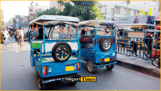 Siliguri sets six new toto routes; 9,195 e-rickshaws allocated to different zones