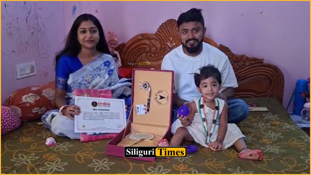 Two-year-old Hanvika Saha from Siliguri enters India Book of Records