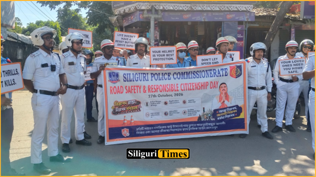 Siliguri Police Commissionerate organises road safety awareness rallies across the city