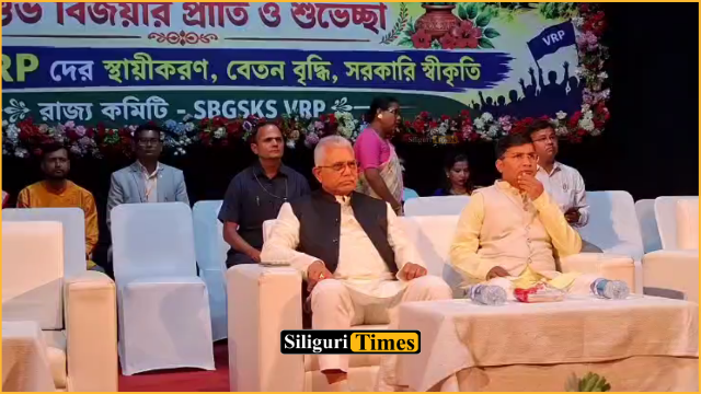 Siliguri: Minister Dilip Ghosh assures honorarium hike for VRPs, focus on village development
