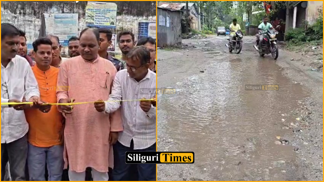 Rural road renovation begins from Bidhannagar Bazar to Chiknamati in Phansidewa at a cost of Rs 15.21 lakh