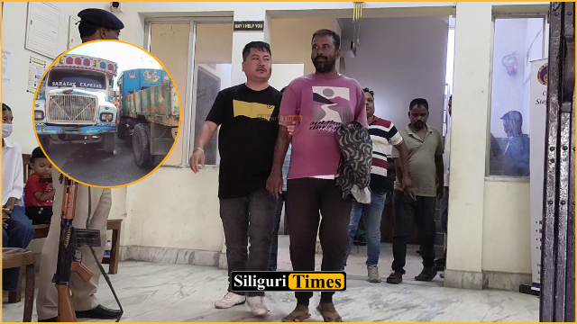 Illegal sand mining in Mahananda River in Siliguri; five trucks seized, three drivers arrested
