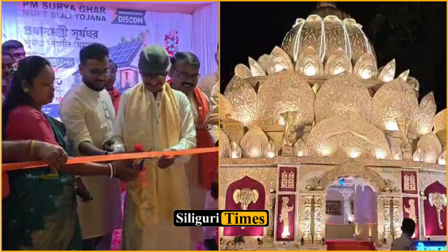 Sree Sangha Club’s 70th Durga Puja inaugurated in Rajganj on Panchami
