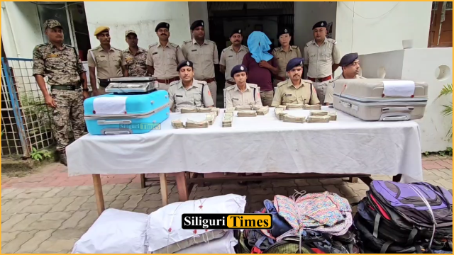 Man arrested in Jalpaiguri’s Ashrampara, 23 kg of cannabis and ₹24 lakh seized