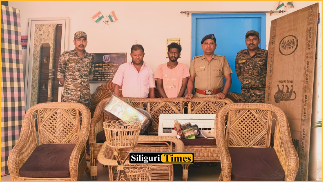 Bagdogra Police arrest two in connection with theft case at doctor’s residence, stolen AC and sofa recovered