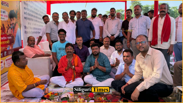 Preparations underway for Chhath Puja at Siliguri’s Maa Santoshi Ghat, continuing a 53-year-old tradition