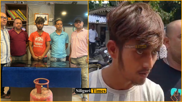 Matigara Police arrest two in separate theft cases, recover silver idols, puja items and gas cylinder